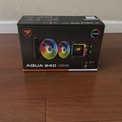 GREAT PRICE!!! Cougar ARGB WaterCooler Aqua 240 Black