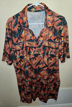 Grunt Style Men's Cartoon Range Paradise Print Polo Polyester Spandex Blend Fun