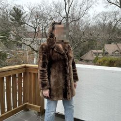Vintage Chinchilla Fur Coat
