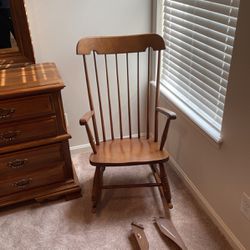 Virginia House Vintage Wood Rocking Chair 1960’s? 