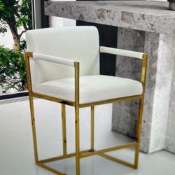  Counter Leather Stool Chairs