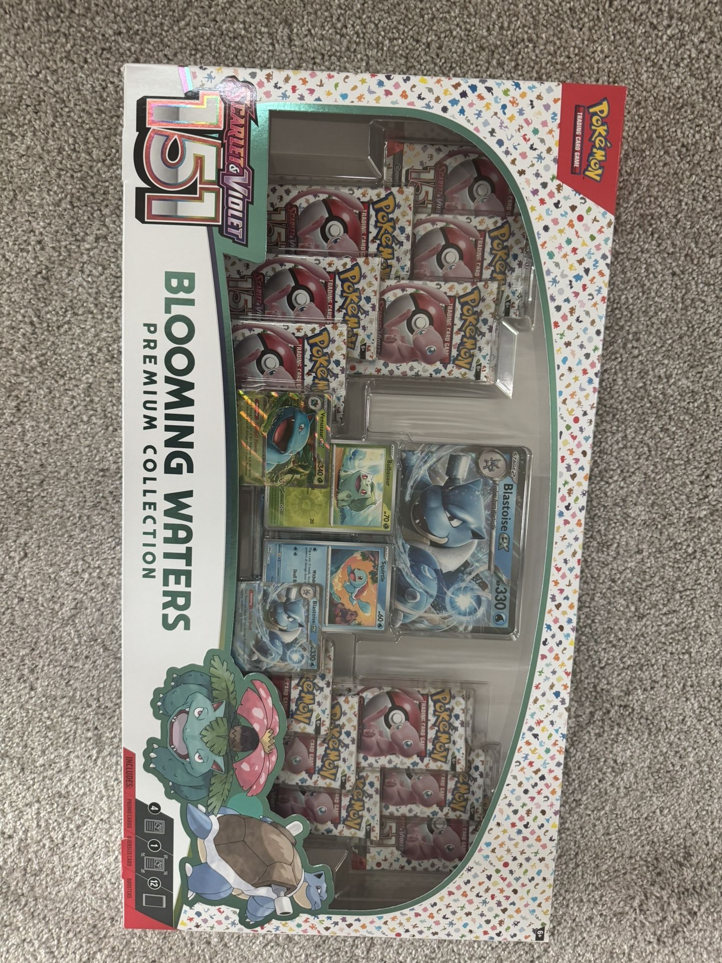 Brand New Unopened Pokemon Scarlet& Violet 151 Blooming Waters Premium Collection