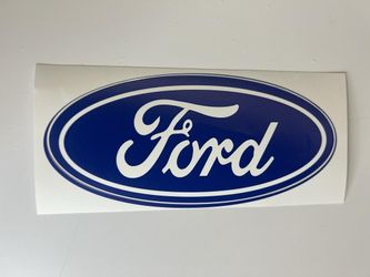 Ford Shiny Logo Vinyl Sticker
