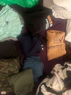 Lot of boys clothes size 10 -12 used back to school good condition