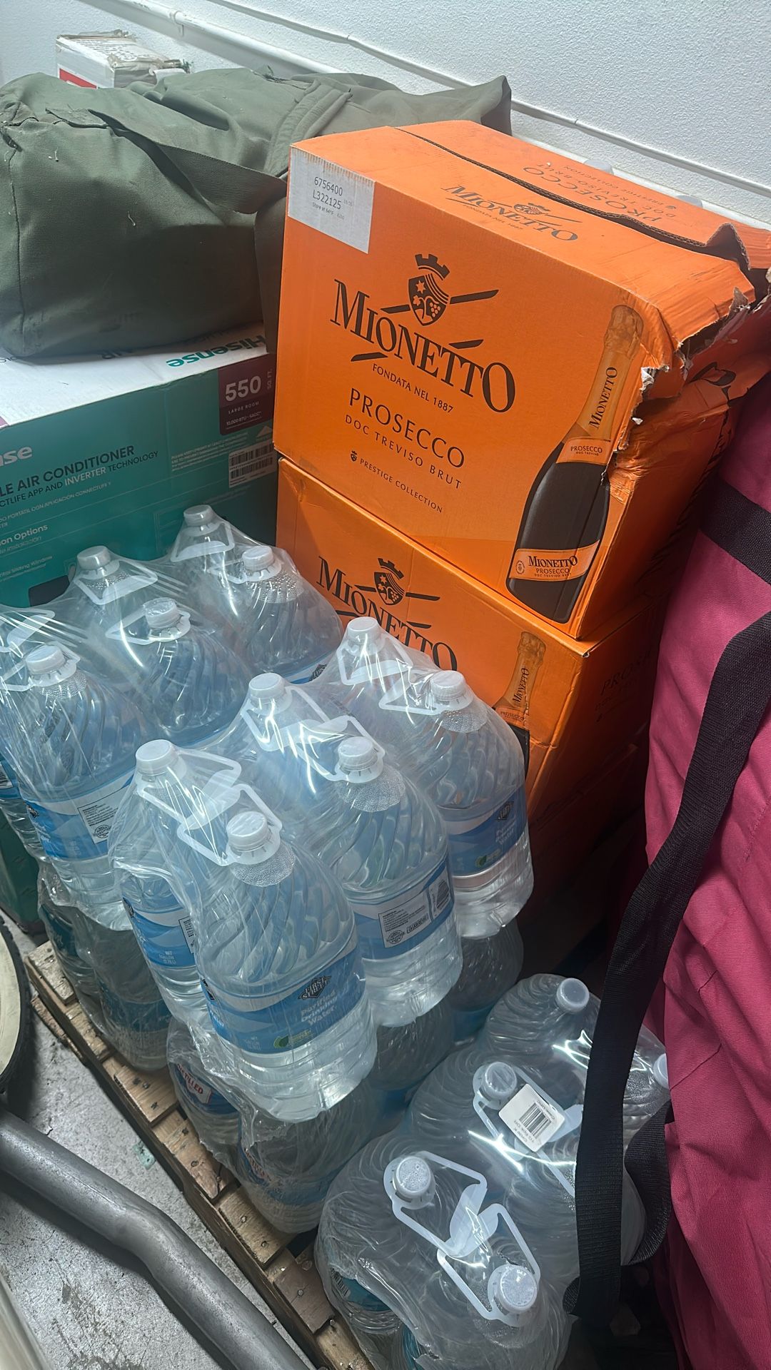 Water And Orange Boxes.