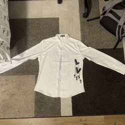 Louis Vuitton Float print long sleeve button up