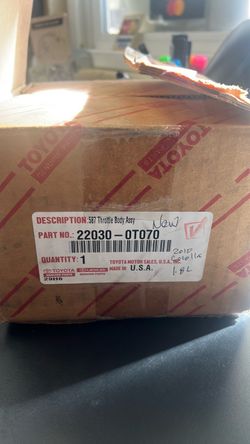 22030-0T070 Toyota Throttle body