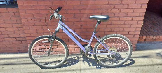 Purple Step-Through 26 inch Mountain Bike