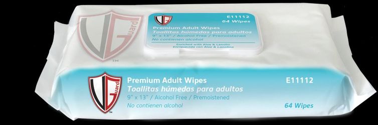 Premium adult wipes