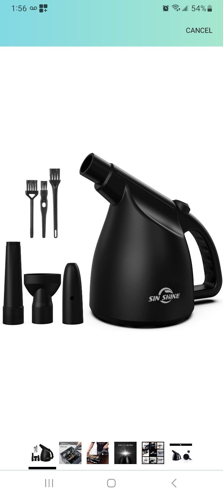 SIN SHINE - Compressed Air 3.0- Multi-Use Electric Air Duster for Cleaning Dust, Hairs, Crumbs, Scraps for Laptop, Computer, Replaces Compressed Air C