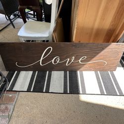 Love Wall Sign