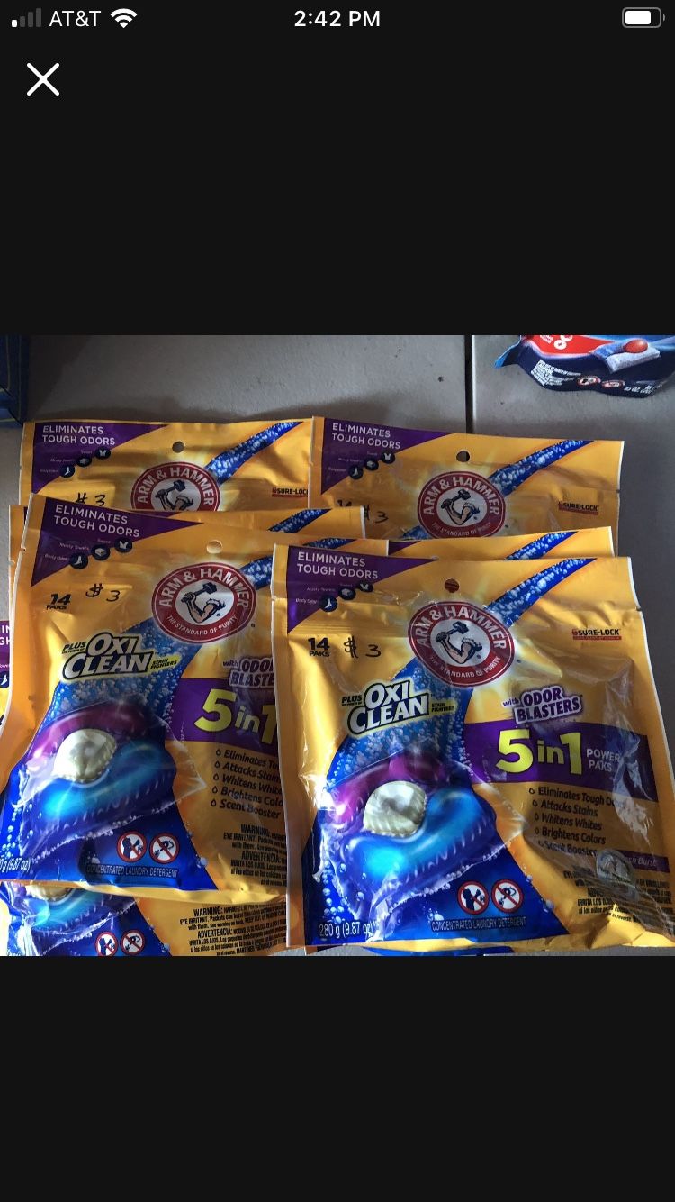 Arm & Hammer Laundry Pods $3 Each 