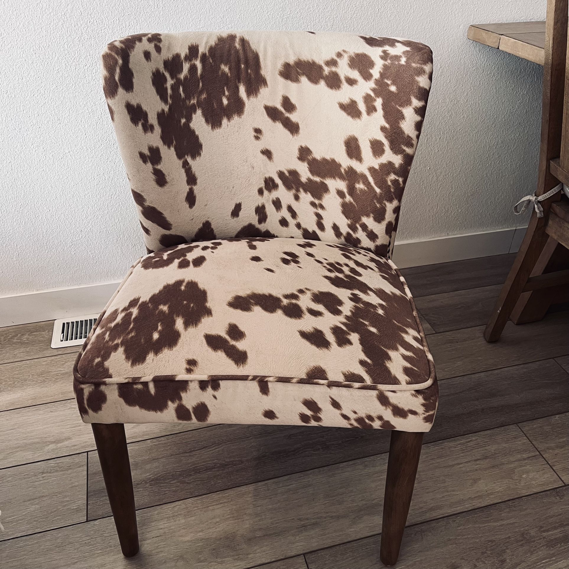 World Market Cowprint Chair