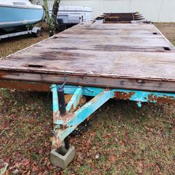 43ft Dual Axle Trailer Heavy Duty Mobile Home Frame 10ft Wide 2in Ball