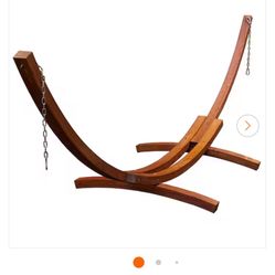 Larch Wood Hammock Stand