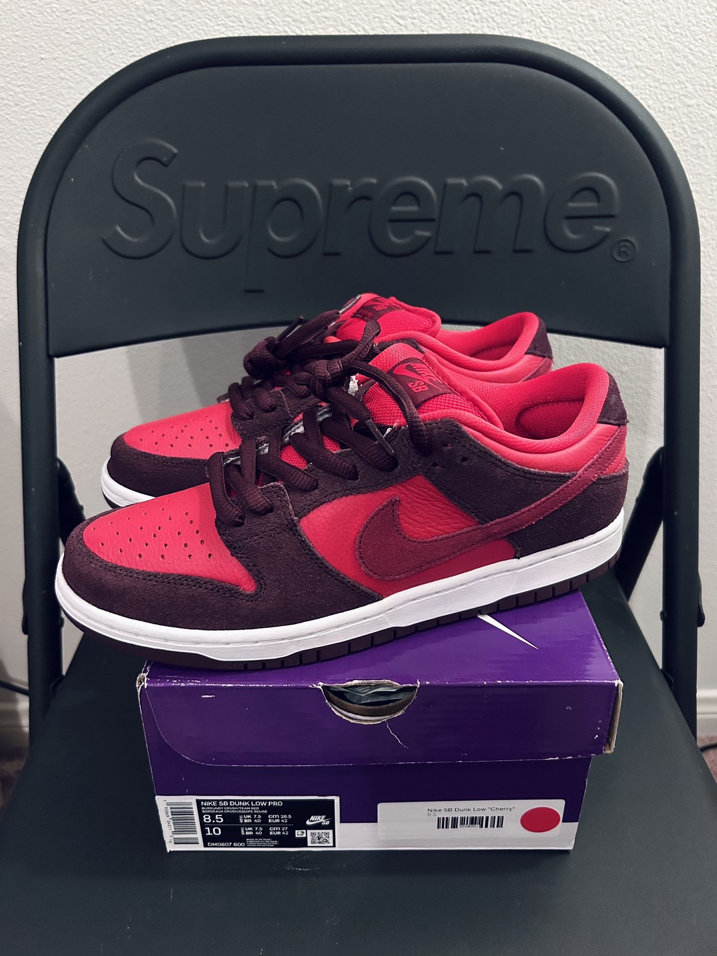 Skate Shoes Nike Sb Nuage Nike SB Dunk Low Cherry