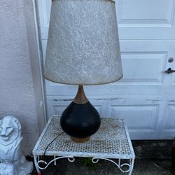 Large Mid Century Plaster Lamp