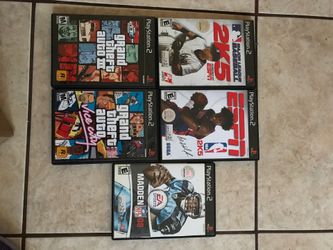 Ps2 games very good condition