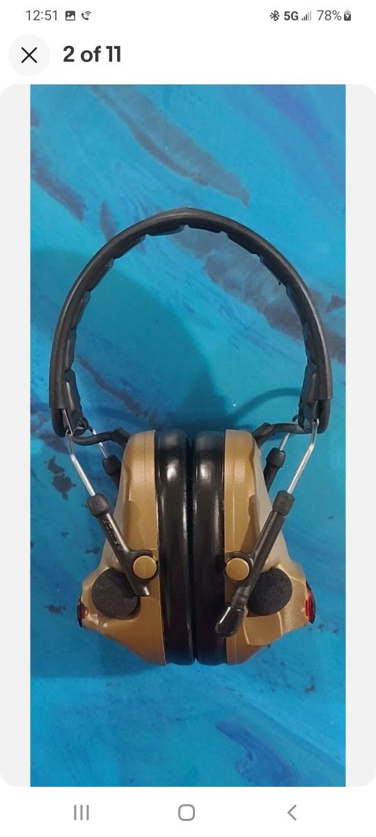 Brand New 3M Peltor Comtac V Defender Model#MT20H682FB 09 CY