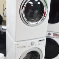 LG Stackable Washer Dryer Electric 🍇 🛑♥️🎒🚨🥊