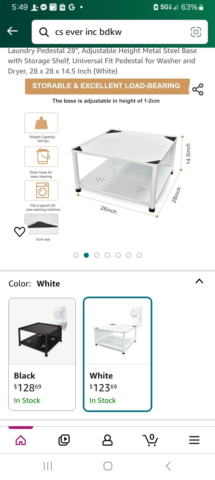 Washer And Dryer Stands