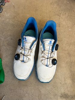 G/Drive Golf Shoes White Blue BOA Closure