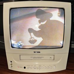 VTG Toshiba MV13J3 VHS 13" CRT AV Television Video Cassette Recorder Combo