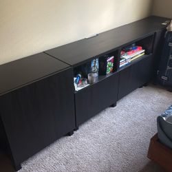 Ikea Media Storage  Espresso Color 