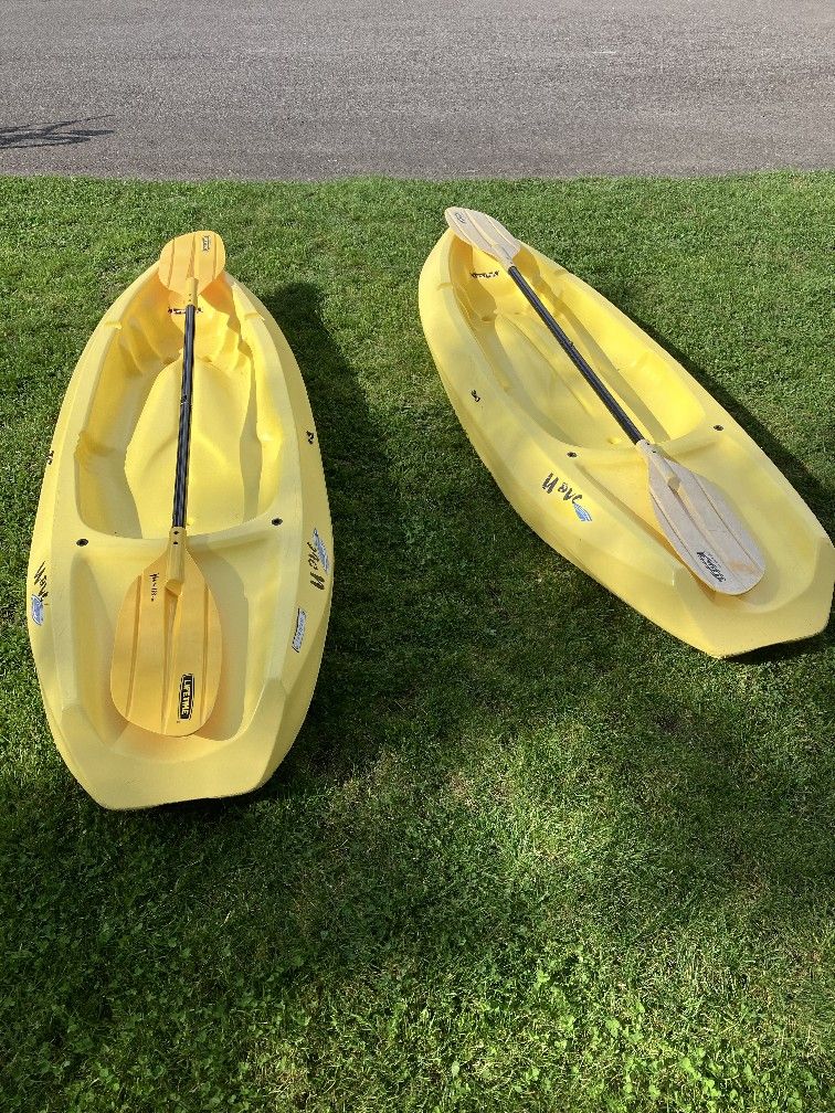 Kids Kayaks with Paddles
