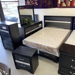 Furniture, Mattress, Bed, Bunkbed, Frame, Boxspring, Nightstand, Chest, Dresser
