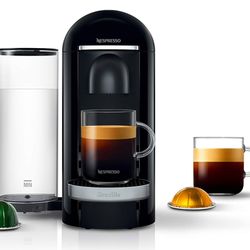 Nespresso Vertuo Plus Deluxe Coffee and Espresso Maker by Breville, Black -  Incl Accessories