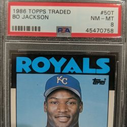 1986 Topps Traded BO JACKSON