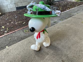 Snoopy Peanuts Plastic  pop corn figure