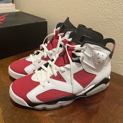 Jordan 6 Carmine / Size 9.5 / Great Condition / Current going price posted /  Pickup 