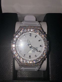 *Brand NEW* Moissanite G-Shock GA2100 Watch ‘Snow White’ (SALE)