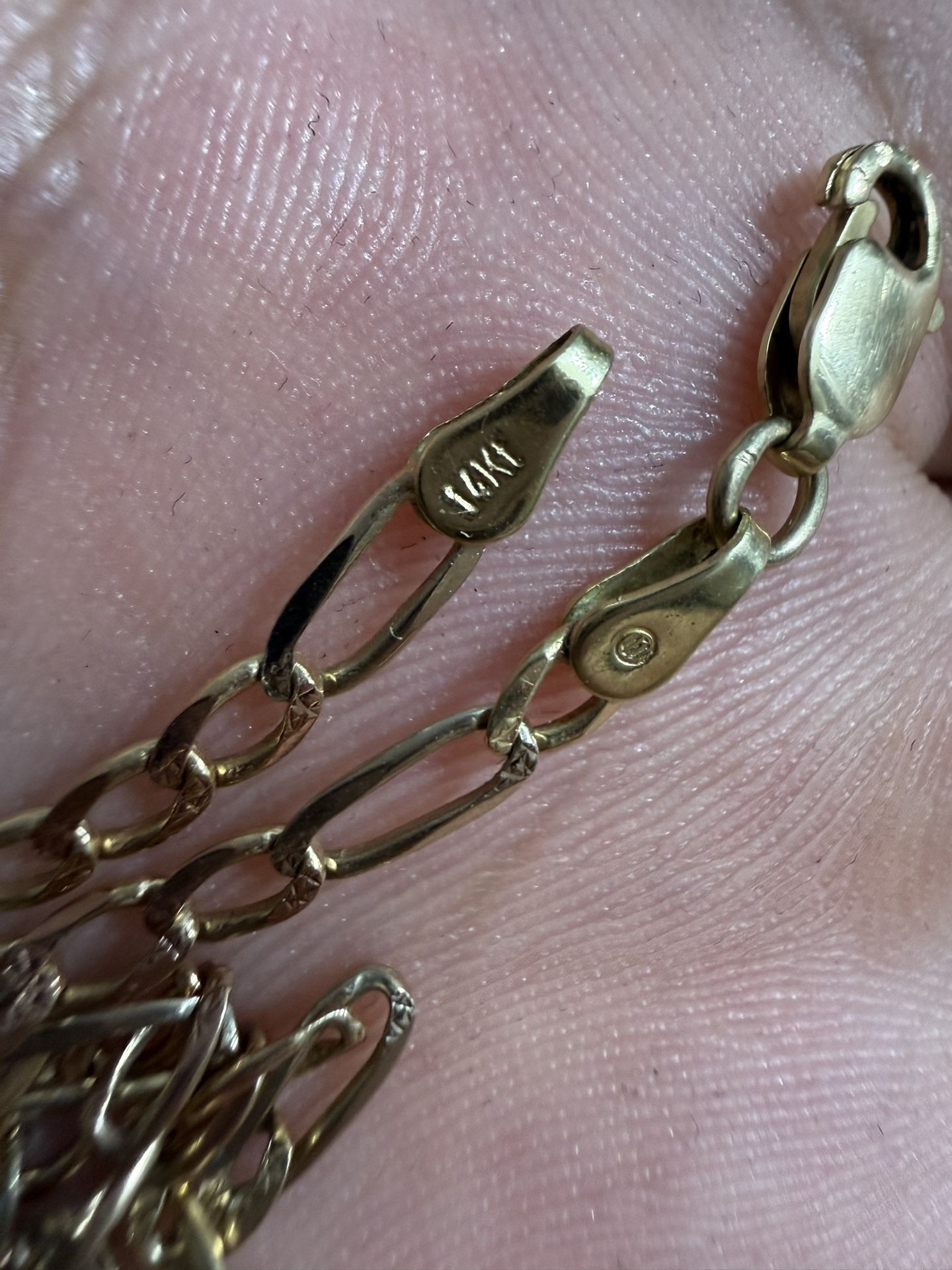 14K Gold Figaro Chain