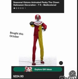 Halloween clown