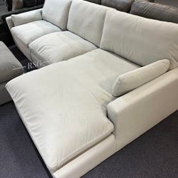 Feather Filled Cloud Sectional Couch W Chaise 🌟 Fast Delivery Extra Discount Code RSG 
🔥🔥 Mention OfferUp for this Special Price!!
