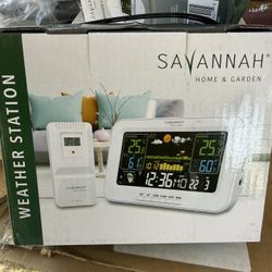 Wheather Station Clock Digital