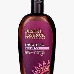 Desert Essence SMOOTHING SHAMPOO Hi-Gloss Technology 10 fl oz New