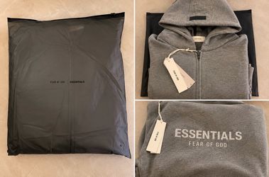 Essential grey zipper sweater