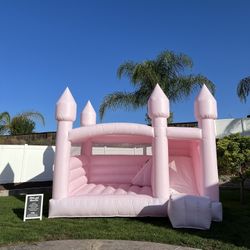 Modern Pink Bounce House 