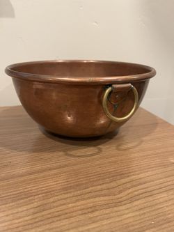 8 1/2” Copper Mixing Bowl