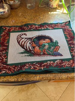 Thanksgiving placemats 4 x $10