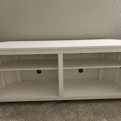 IKEA Hemnes Corner White Open TV Stand