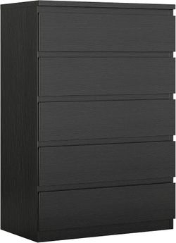Black Dresser assembled ensamblado