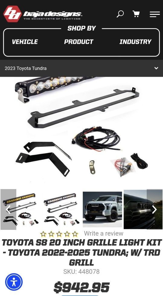 2022 2023 2024 2025 Tundra Baja Designs TRD Pro