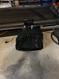 Black overnight bag