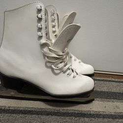White ice skates