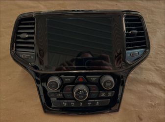 2020-2021 Jeep Trackhawk Radio Screen Trim Air Vents AC Heater Controls OEM Black